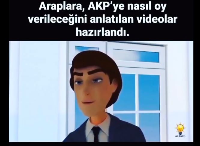 AKP, Araplara AKP'ye Nasıl Oy Verilir Videosu Hazırladı