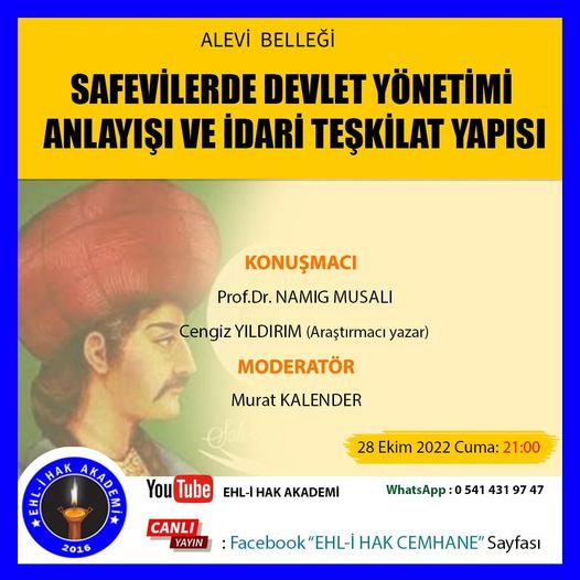 Safevilerde Devlet Yönetimi Anlayışı Ve İdari Teşkilat Yapısı