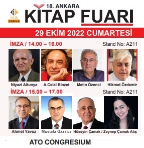 18. Ankara Kitap Fuarı ATO Salonunda sürüyor