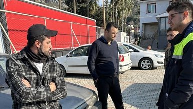Volkan Demirel ailesini İstanbul'a götürdükten sonra Hatay'a döndü.