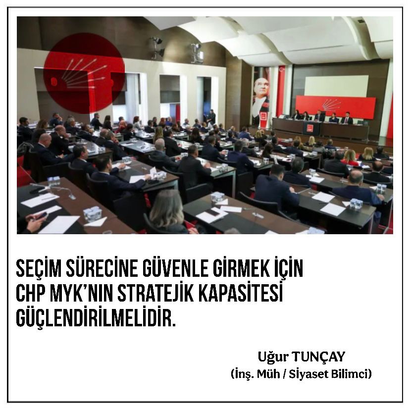 CHP - MYK DEĞERLENDİRME RAPORU