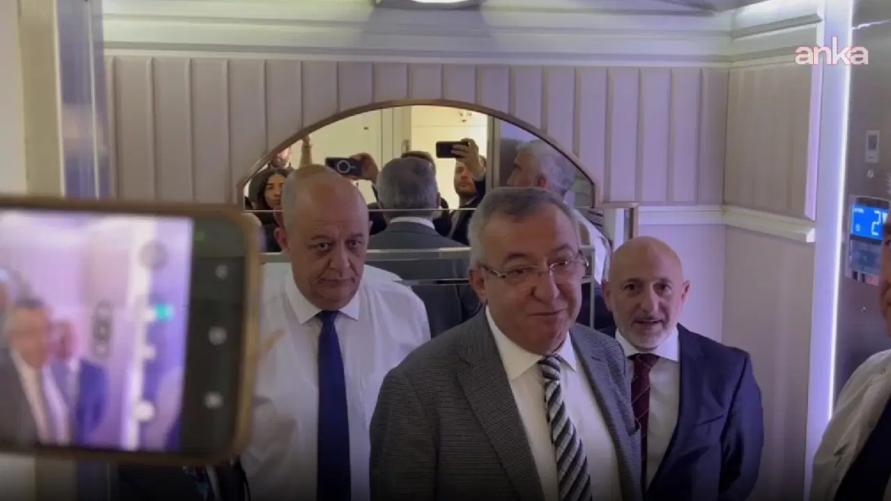 Gürsel Erol, Engin Altay ve Ali Öztunç, Kemal Kılıçdaroğlu'nun ardından Özgür Özel ile görüştü