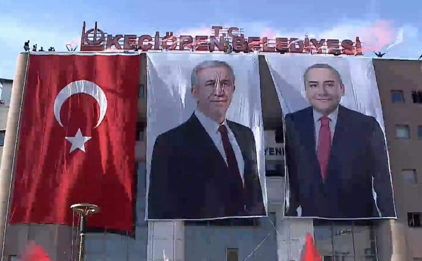 KEÇİÖREN BELEDİYESİNE BASKIN !