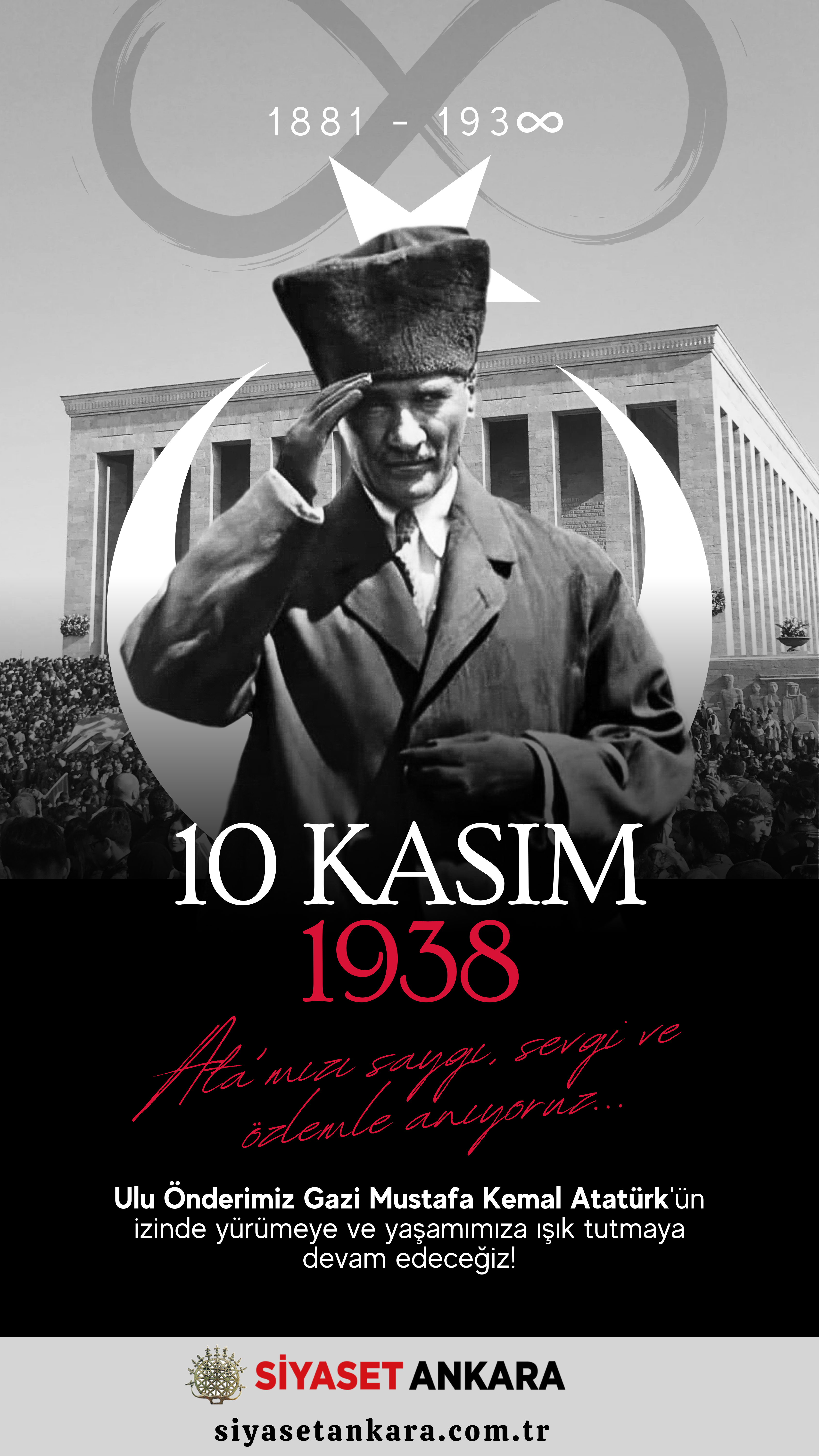 Ata'mızı saygı sevgi ve özlemle anıyoruz...