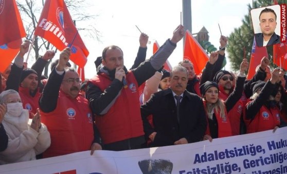 EĞİTİM-İŞ’İN ‘CUMHURİYET VE EMEK YÜRÜYÜŞÜ’ ANKARA’DA DÜZENLENEN MİTİNG İLE SONA ERDİ: KARANLIĞI YENECEĞİZ… 