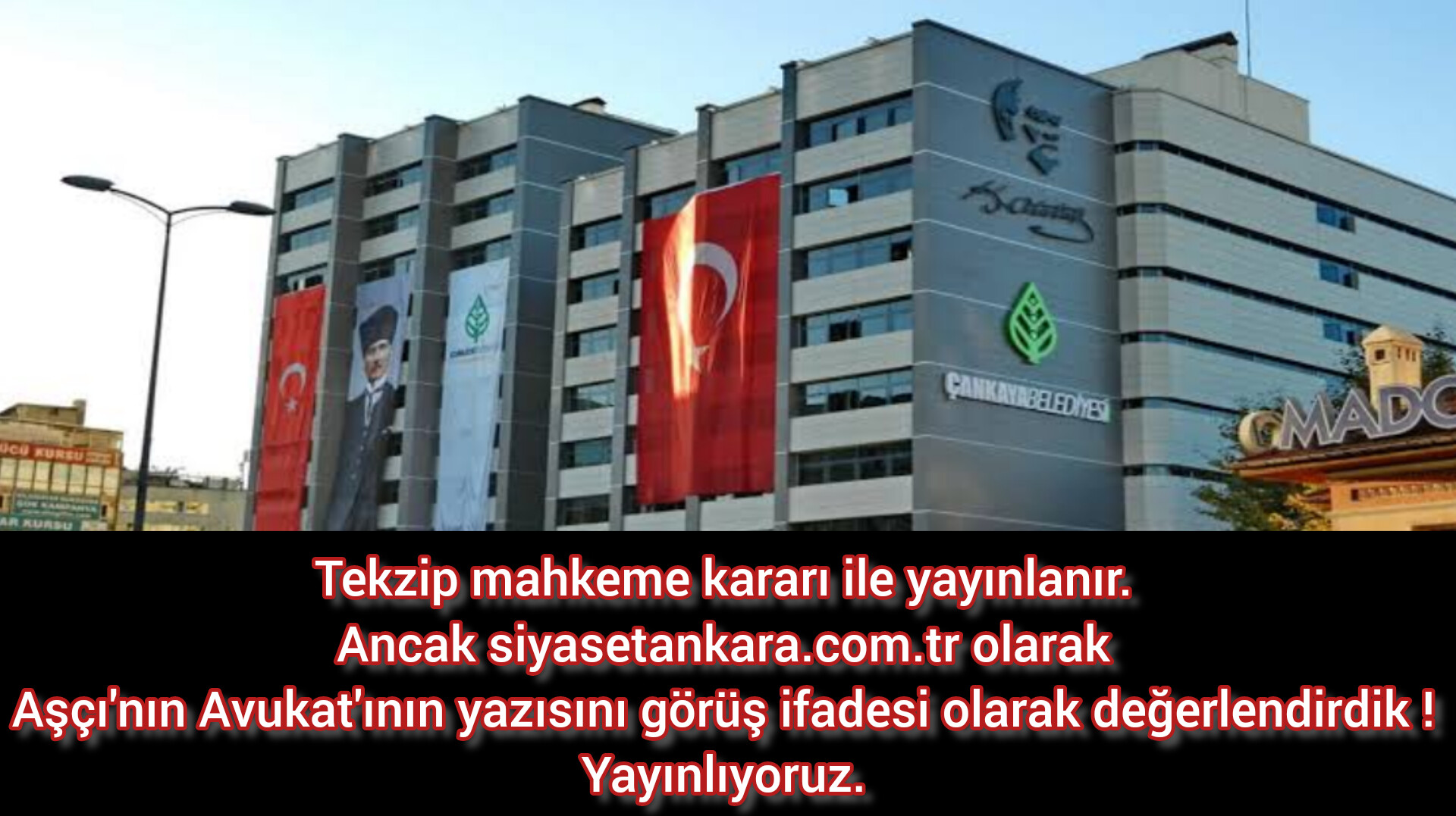 Yeliz AŞÇI'nın Avukatı Av. Ahmet Murat MALKOÇ'tan TEKZİP 