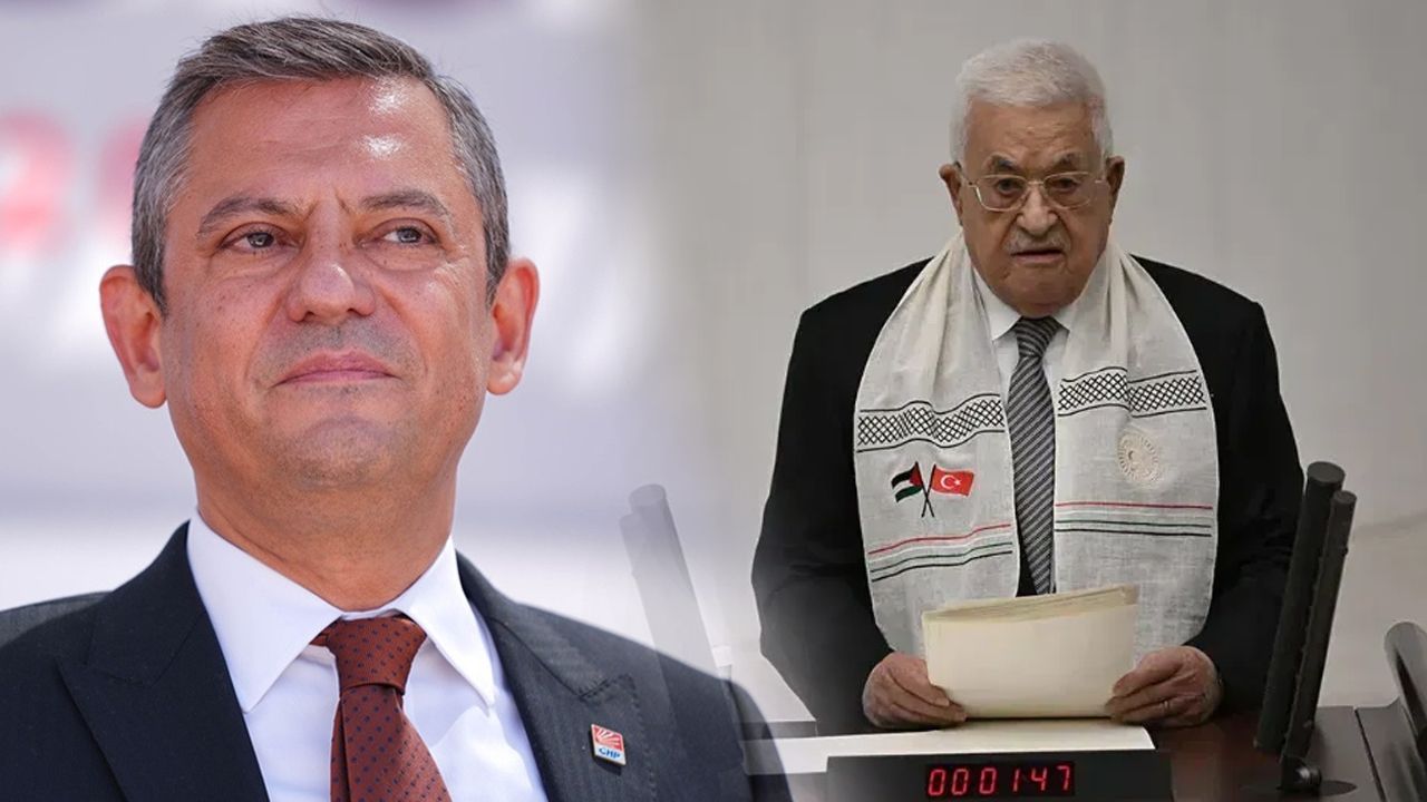 CHP LİDERİ ÖZEL, MAHMUD ABBAS İLE GÖRÜŞTÜ...