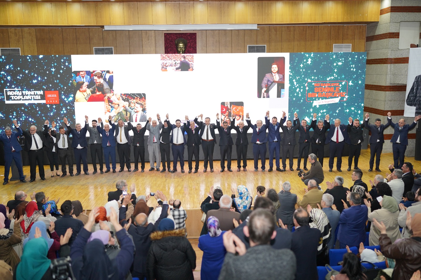 BTP ANKARA'DA 24 İL, 130 İLÇE ADAYINI TANITTI...