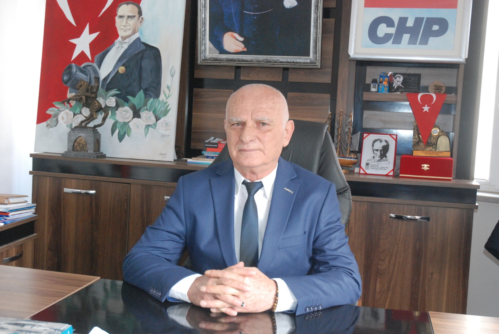 CHP Şereflikoçhisar‘da Görev Değişikliği; Hüseyin Güçlü İlçe Başkanı Oldu...