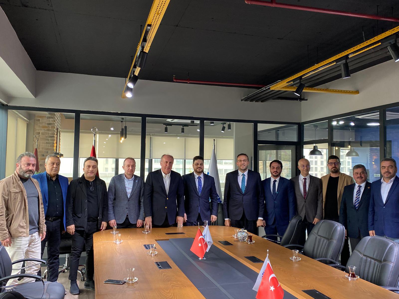 Hüseyin Baş, Muharrem İnce ve Vecdet Öz ile bir araya geldi...