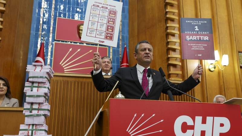 ÖZGÜR ÖZEL: “30 BİN TL ASGARİ ÜCRET, EMEKLİYE ASGARİ ÜCRET ŞARTTIR”