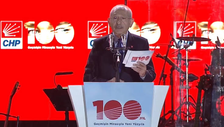Kemal Kılıçdaroğlu'dan 100.Yıl Kutlama Mesajı