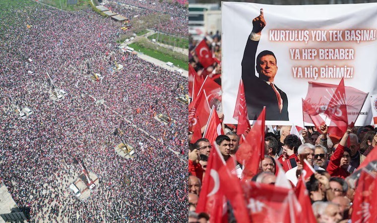 'İMAMOĞLU'NA ÖZGÜRLÜK MİTİNGİ' DIŞ BASINDA NASIL YANKILANDI?