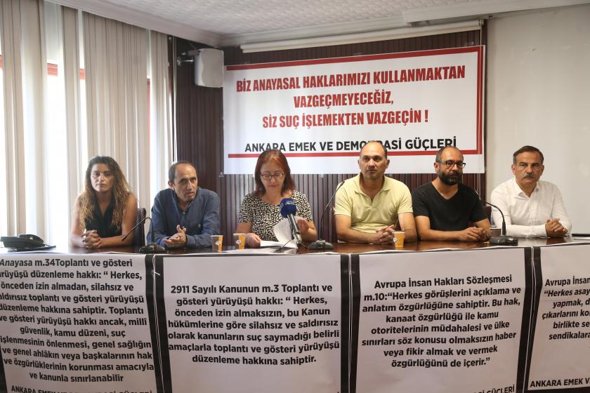 Ankara emek ve demokrasi güçleri: Demokratik haklar sivil darbeyle askıya alındı