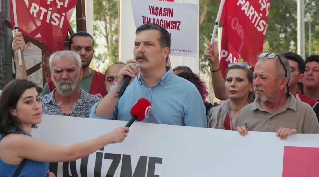 TİP'ten İncirlik Üssü'nde eylem: Kapatın bu üssü görelim Filistin'e desteğinizi